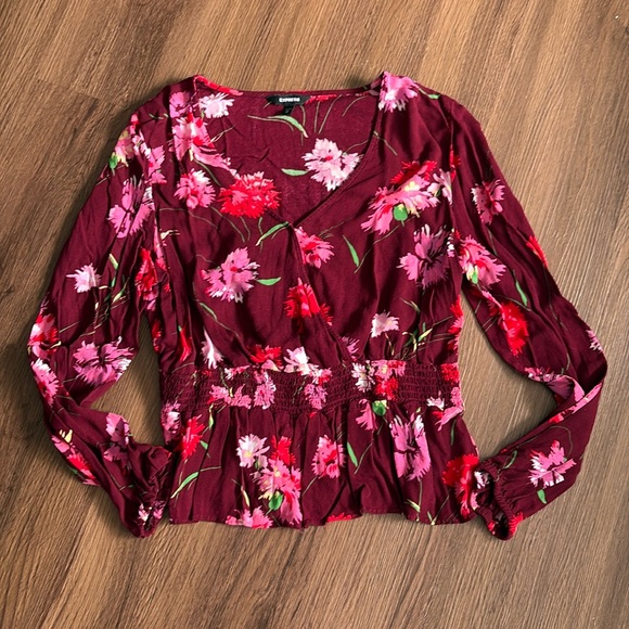 Express Tops - Express Floral Blouse